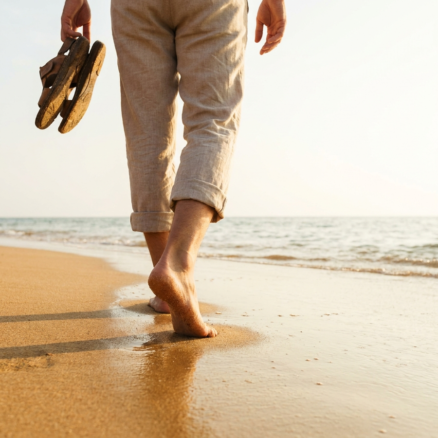 Your Summer Comes Back — Pool, Sandals, Barefoot and All